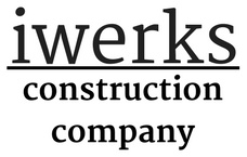The iwerks construction company logo: the word iwerks in a large serif
              typeface with a rule beneath it, and the words construction company
              set below in smaller capitals of the same face, black on white.